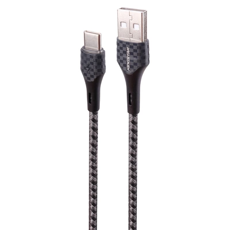 کابل شارژ تایپ سی فست شارژ KingStar K20C 2.4A 1m — تصویر ۸