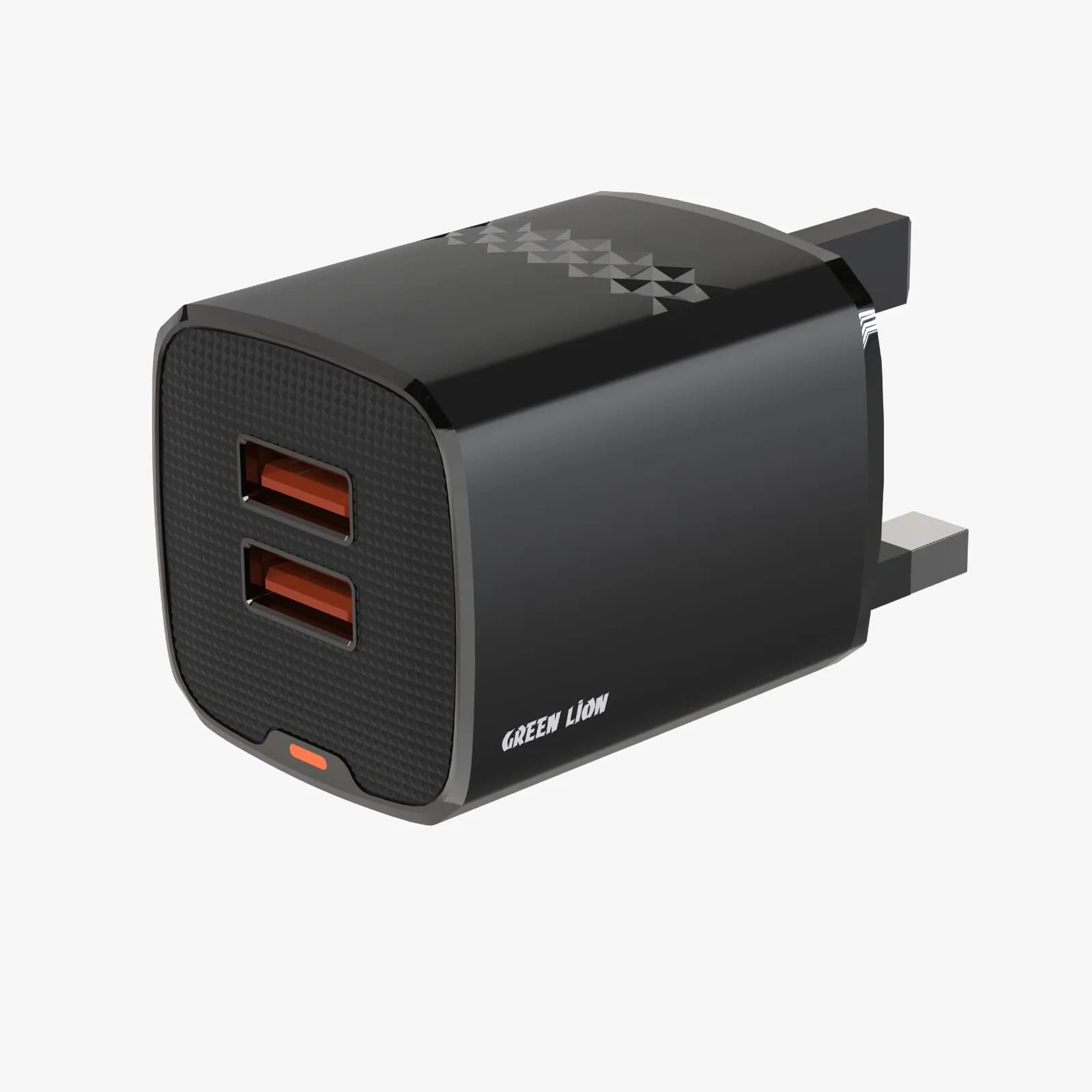 شارژر دیواری دو پورت USB-A مدل Dual Port UK Plug گرین لاین
