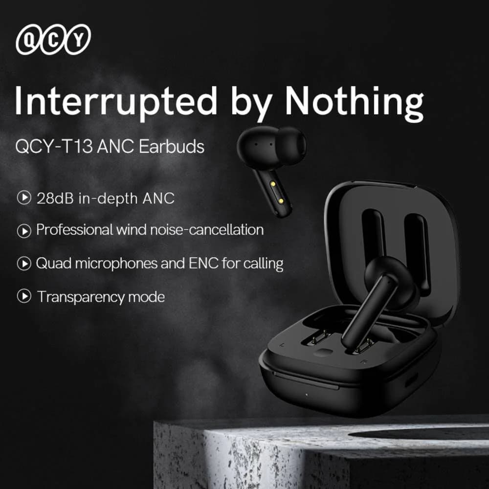 هدفون بلوتوثی شیائومی مدل Qcy T13 Anc Bluetooth Earphones — تصویر ۶