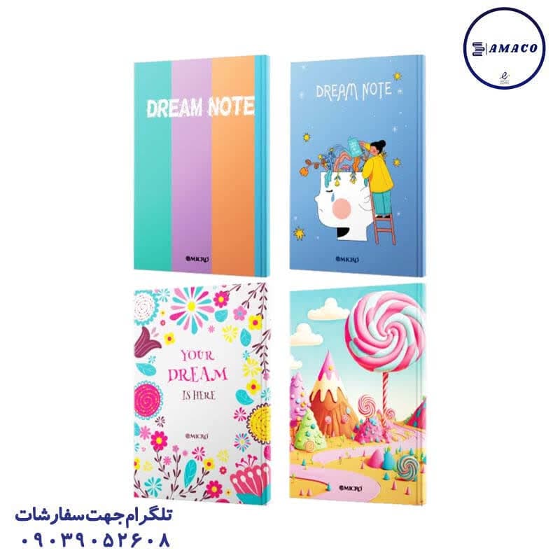 میکرو – یادداشت دریم نوت 100 برگ کد J34