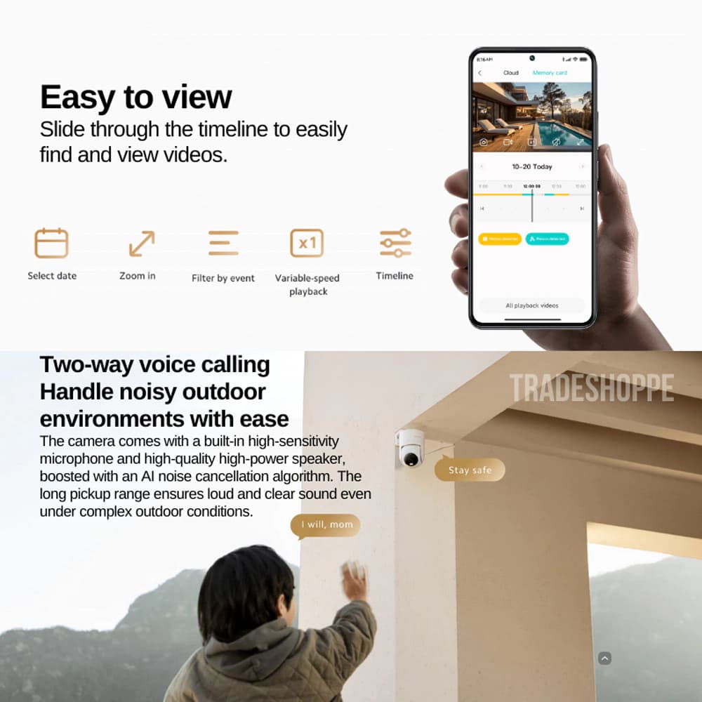 دوربين نظارتی هوشمند شیائومی مدل Xiaomi Outdoor Camera CW300 — تصویر ۶