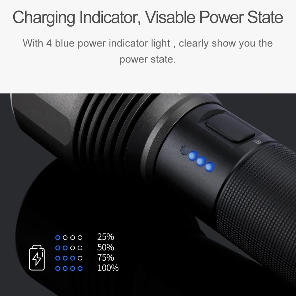 چراغ قوه شیائومی مدل Xiaomi NexTool Thunder Searching Flashlight NE20168 — تصویر ۸