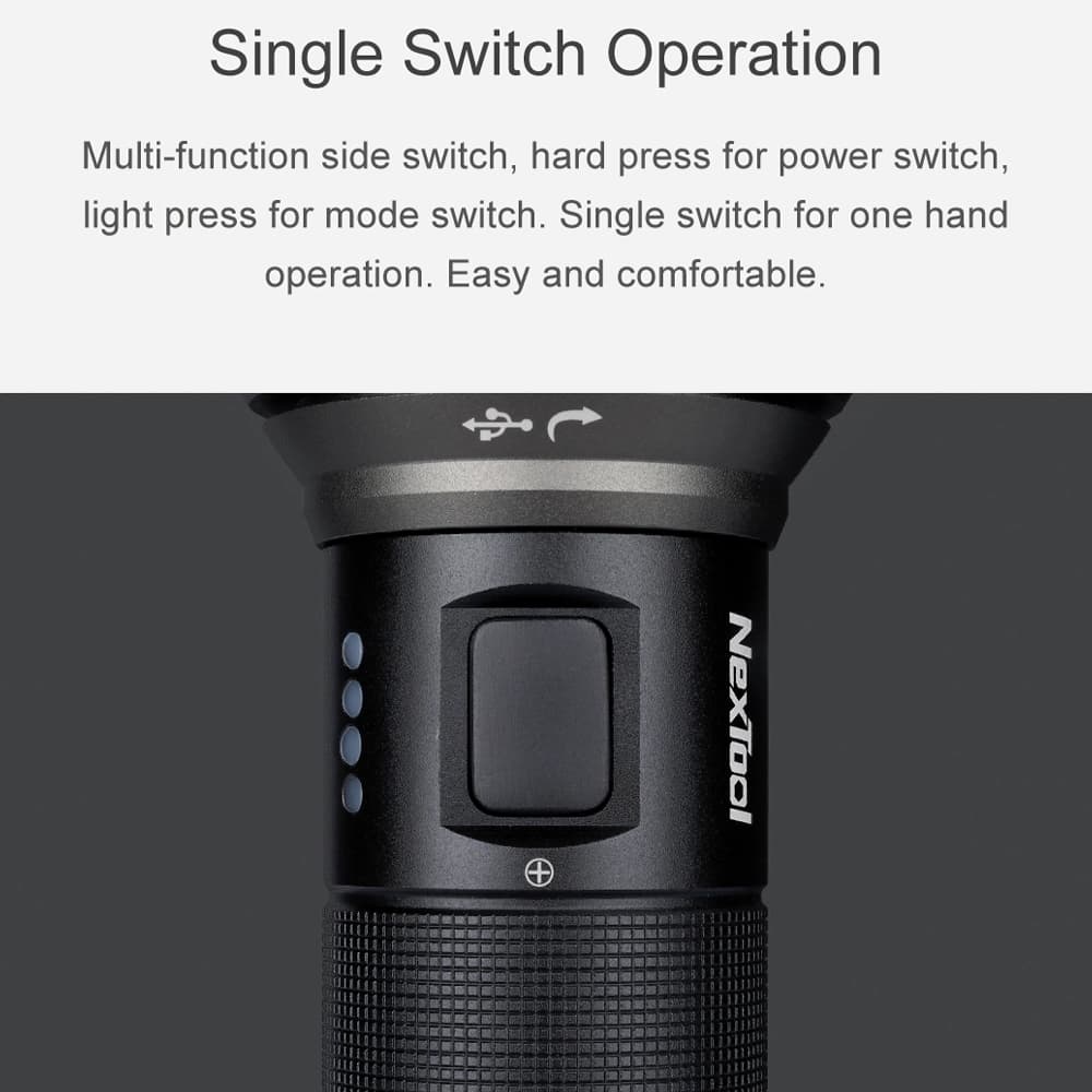 چراغ قوه شیائومی مدل Xiaomi NexTool Thunder Searching Flashlight NE20168 — تصویر ۷