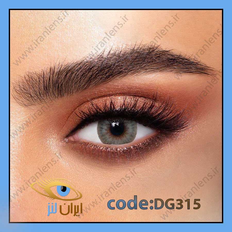 لنز طبی رنگی دهب صابرین گری گرین دیلی روزانه (استفاده سبک تا یک ماه) کد DG315