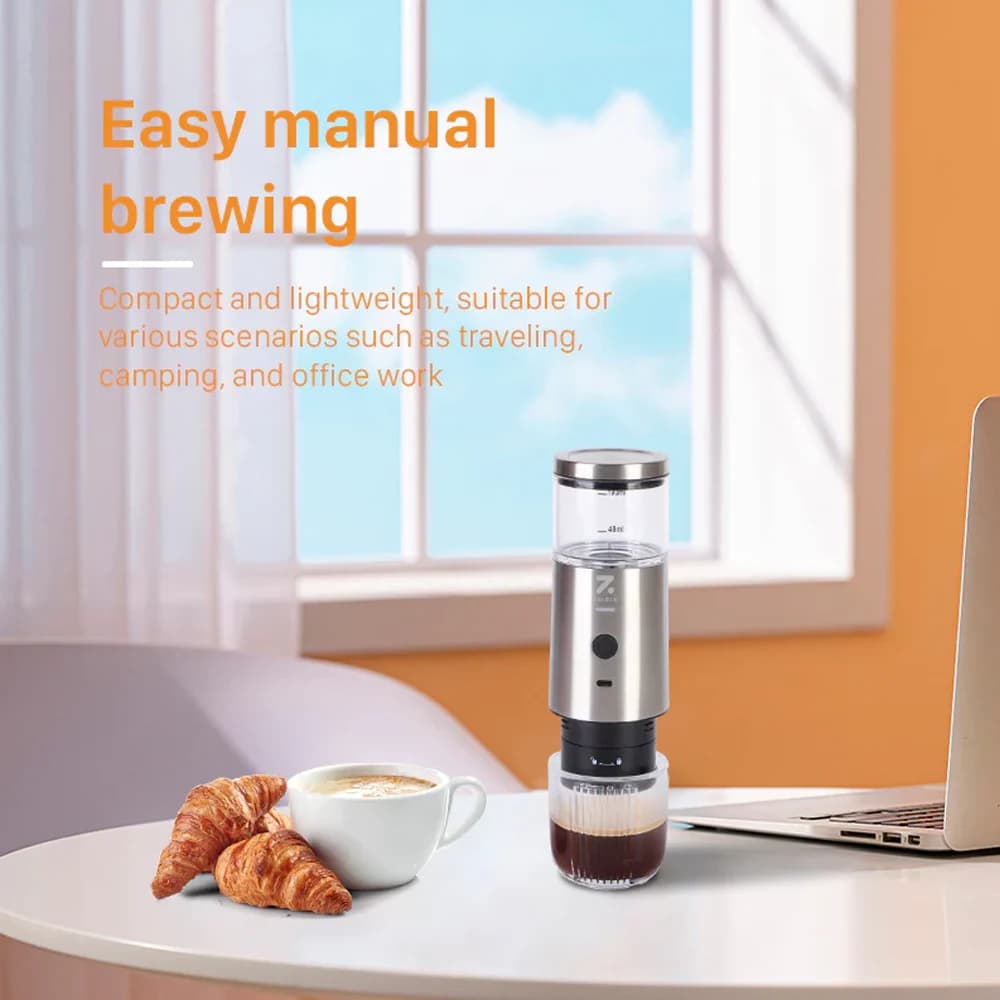 دستگاه قهوه ساز شارژی قابل حمل شیائومی مدل ZOLELE MG73T Portable Mini Coffee Machine Wireless — تصویر ۳