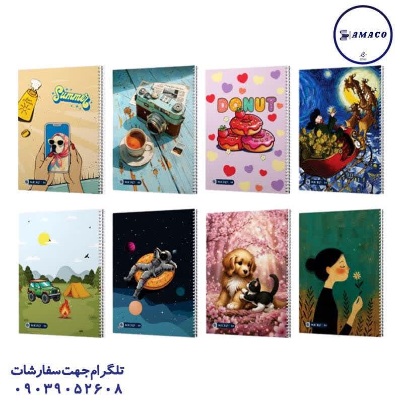 میکرو – دفتر 50 نقاشی مجلد کلاسیک کد C40