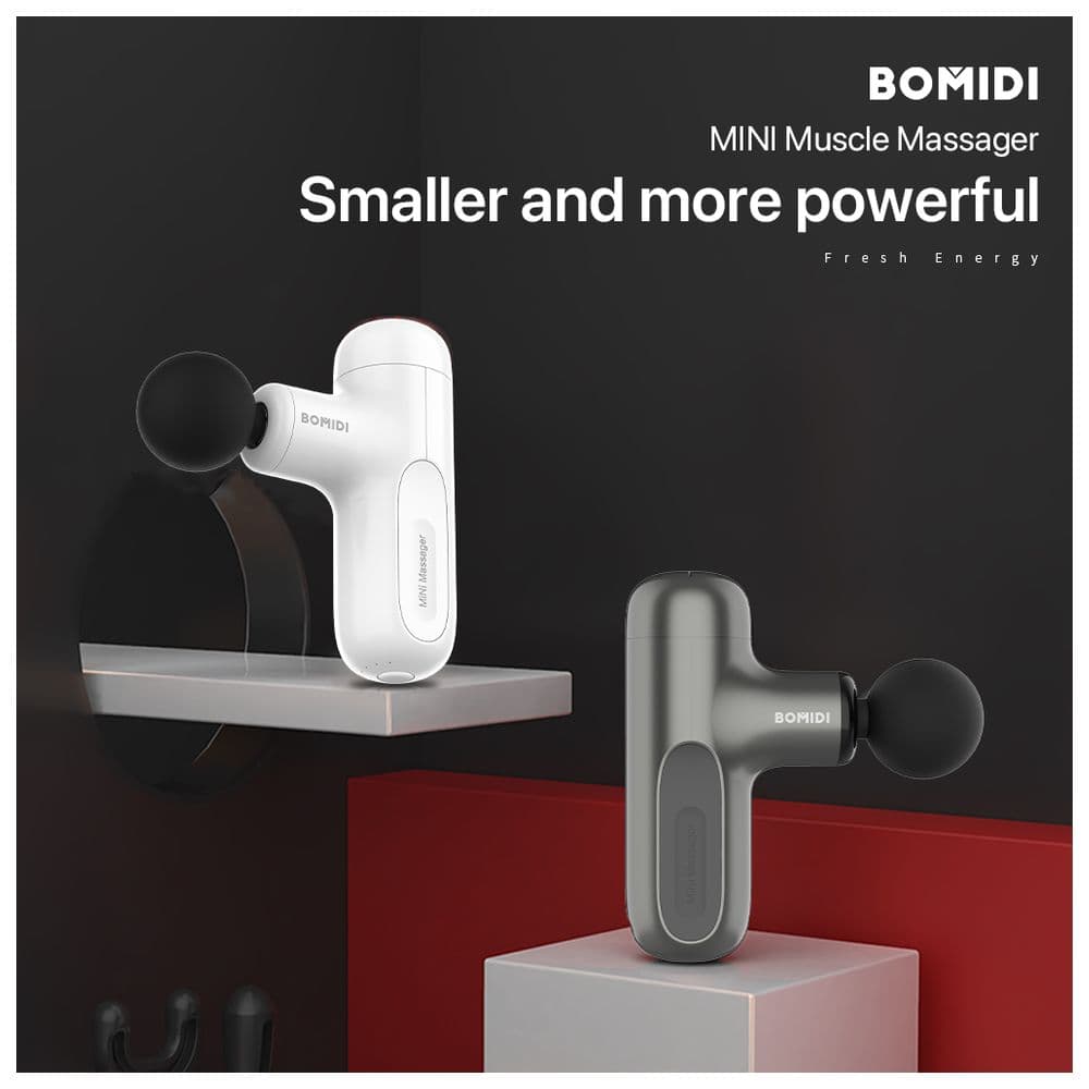 ماساژور چند منظوره شیائومی مدل Bomidi M1 Portable Mini Massage Gun — تصویر ۲