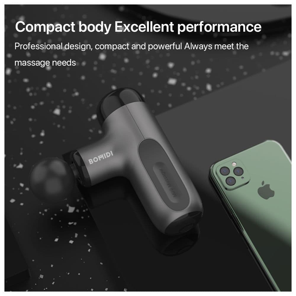 ماساژور چند منظوره شیائومی مدل Bomidi M1 Portable Mini Massage Gun — تصویر ۳