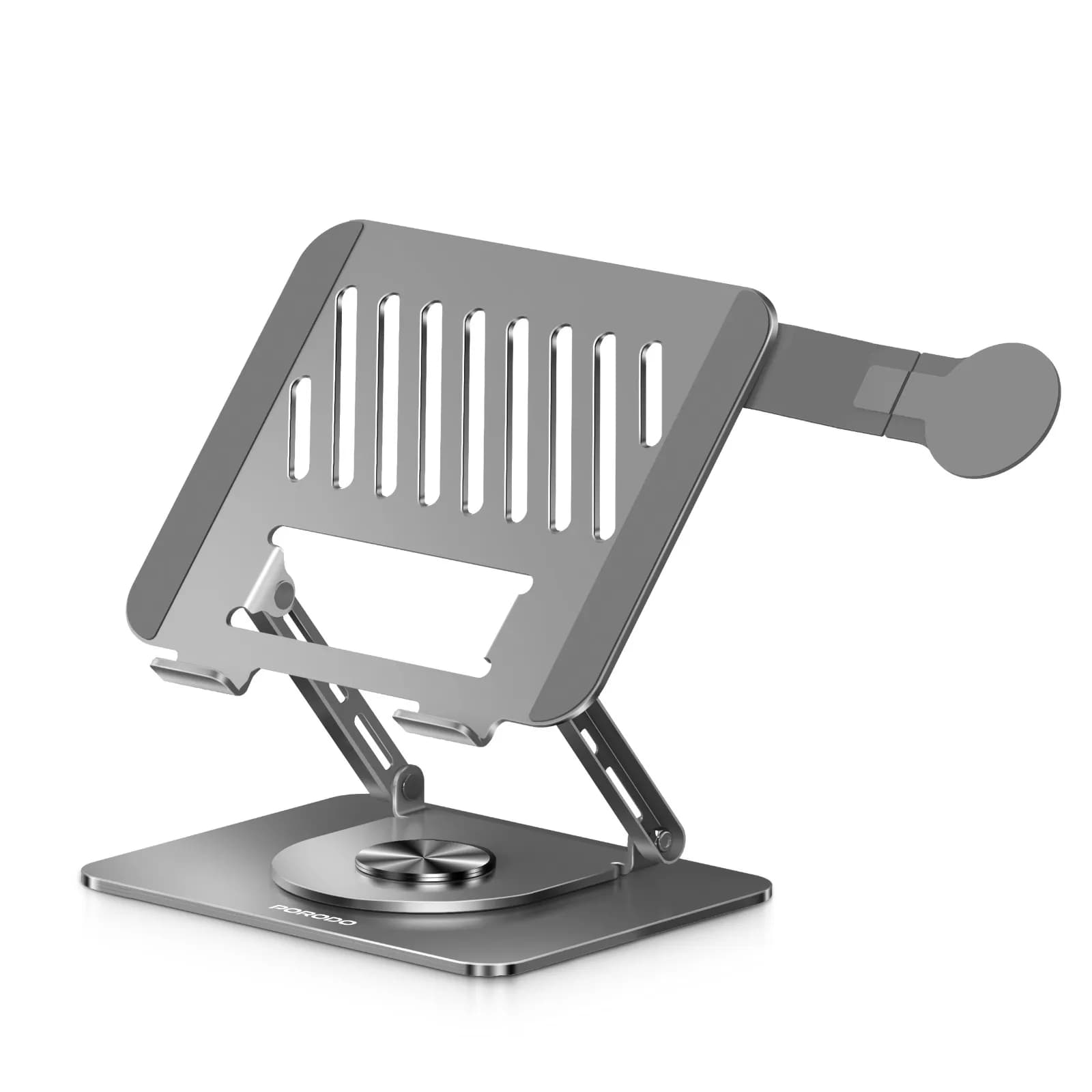 پایه لپ‌تاپ تاشو ۳۶۰ درجه Laptop Stand مدل Foldable 360 Dual‑Use پورودو