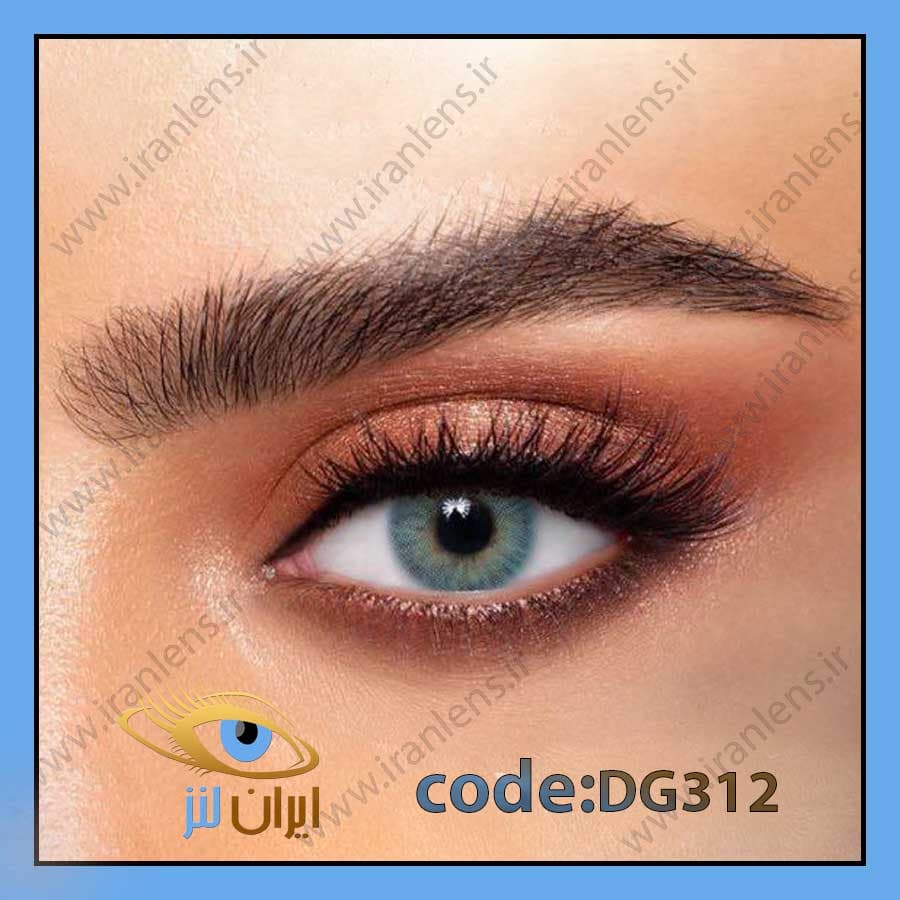 لنز طبی رنگی دهب تیفانی بلو دیلی روزانه (استفاده سبک تا یک ماه) کد DG312
