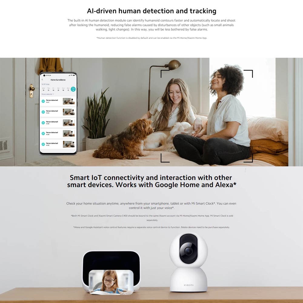 دوربين مدار بسته شیائومی مدل Xiaomi Smart Camera C400 — تصویر ۴