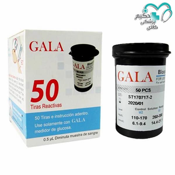 نوار تست قند خون ۵۰ عددی گالا GALA