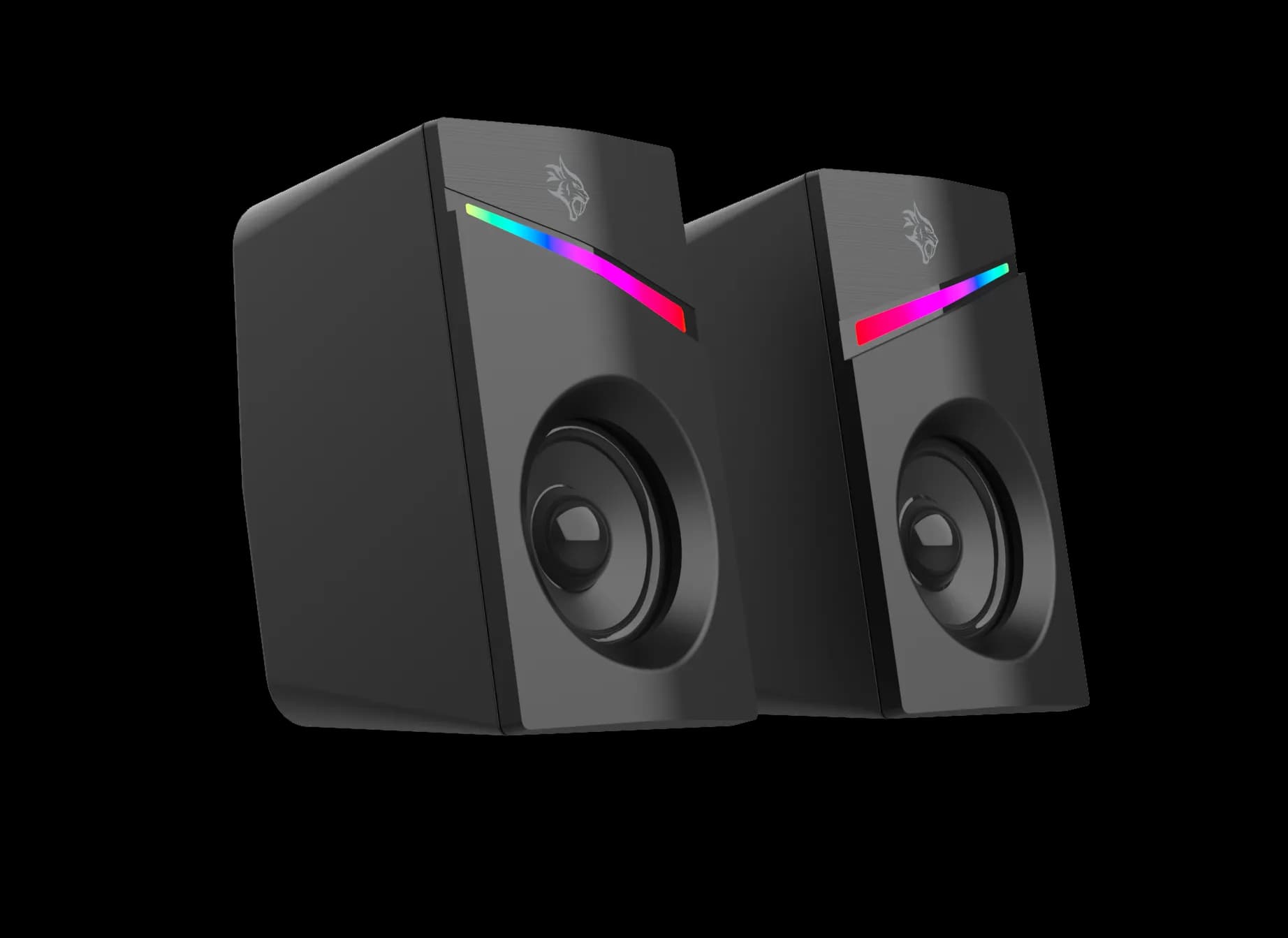اسپیکر استریو RGB مدل Volume Knob Control پورودو