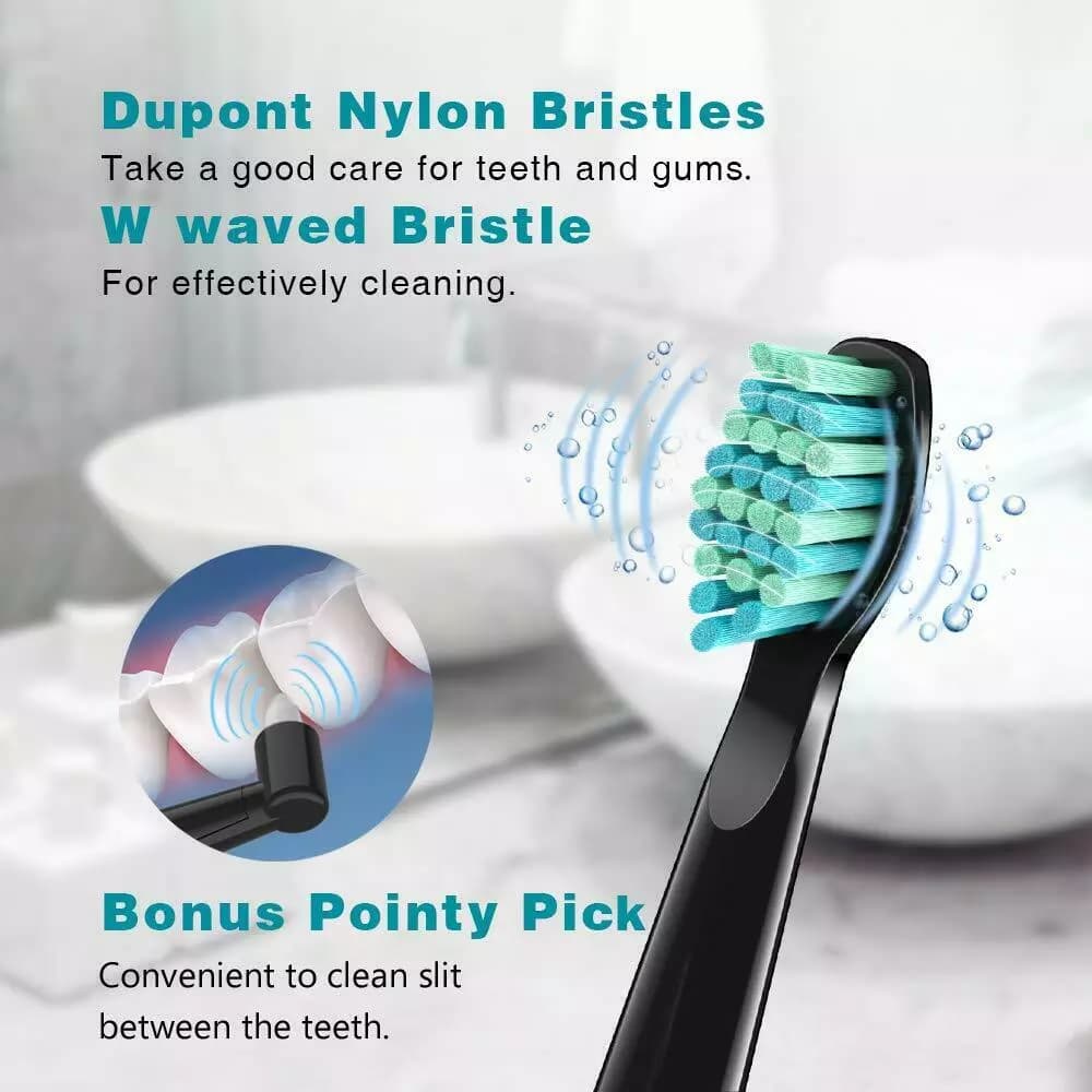 مسواک برقی و واترجت فریویل مدل Fairywill Sonic Electric Toothbrush for Adults and Kids D8 — تصویر ۸
