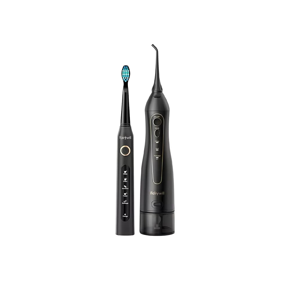 مسواک برقی و واترجت فریویل مدل Fairywill Sonic Electric Toothbrush for Adults and Kids D8 — تصویر ۹