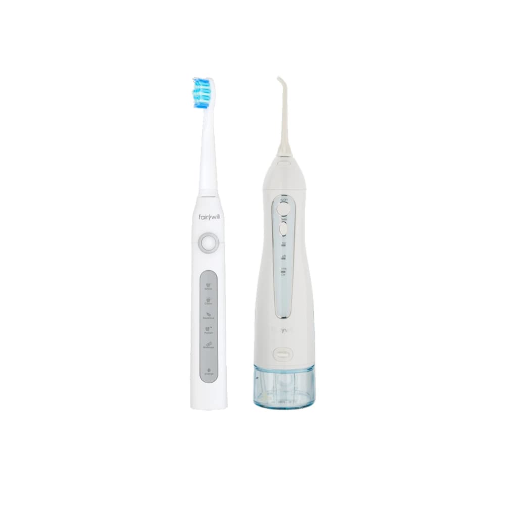مسواک برقی و واترجت فریویل مدل Fairywill Sonic Electric Toothbrush for Adults and Kids D8