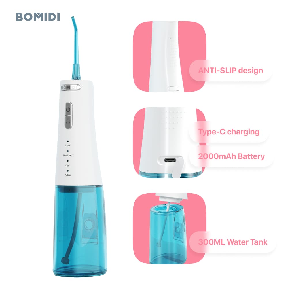 واتر جت و تمیزکننده دندان شیائومی مدل Bomidi D3PRO Portable Dental/Oral Irrigator — تصویر ۴