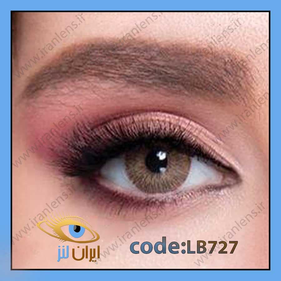 لنز رنگی اکسکلوسیو براون فصلی کد LB727