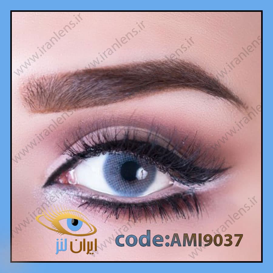 لنز طبی رنگی میامی سافایر فصلی کد Ami9037 — تصویر ۲