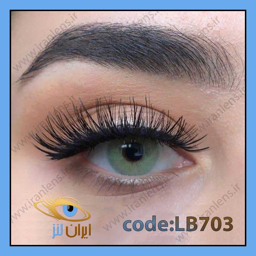 لنز طبی رنگی زیرکون لابلا سالانه کد LB703 — تصویر ۲