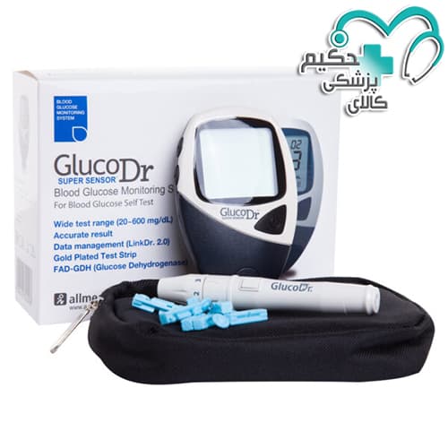 دستگاه تست قند خون گلوکو داکتر مدل Gluco Dr Super Sensor Blood Glucos