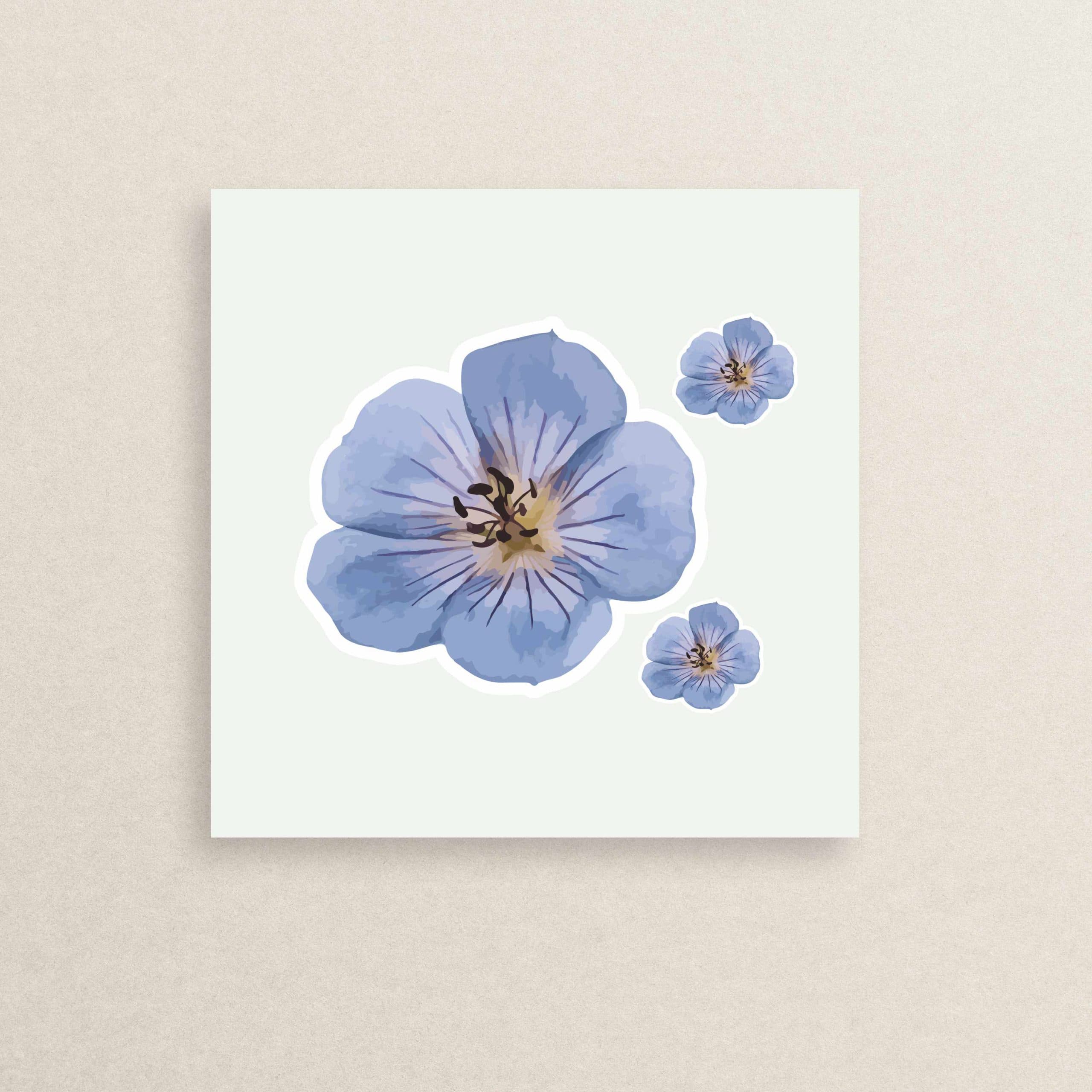 استیکر طبیعت گل 19 | Nature Flower sticker 19
