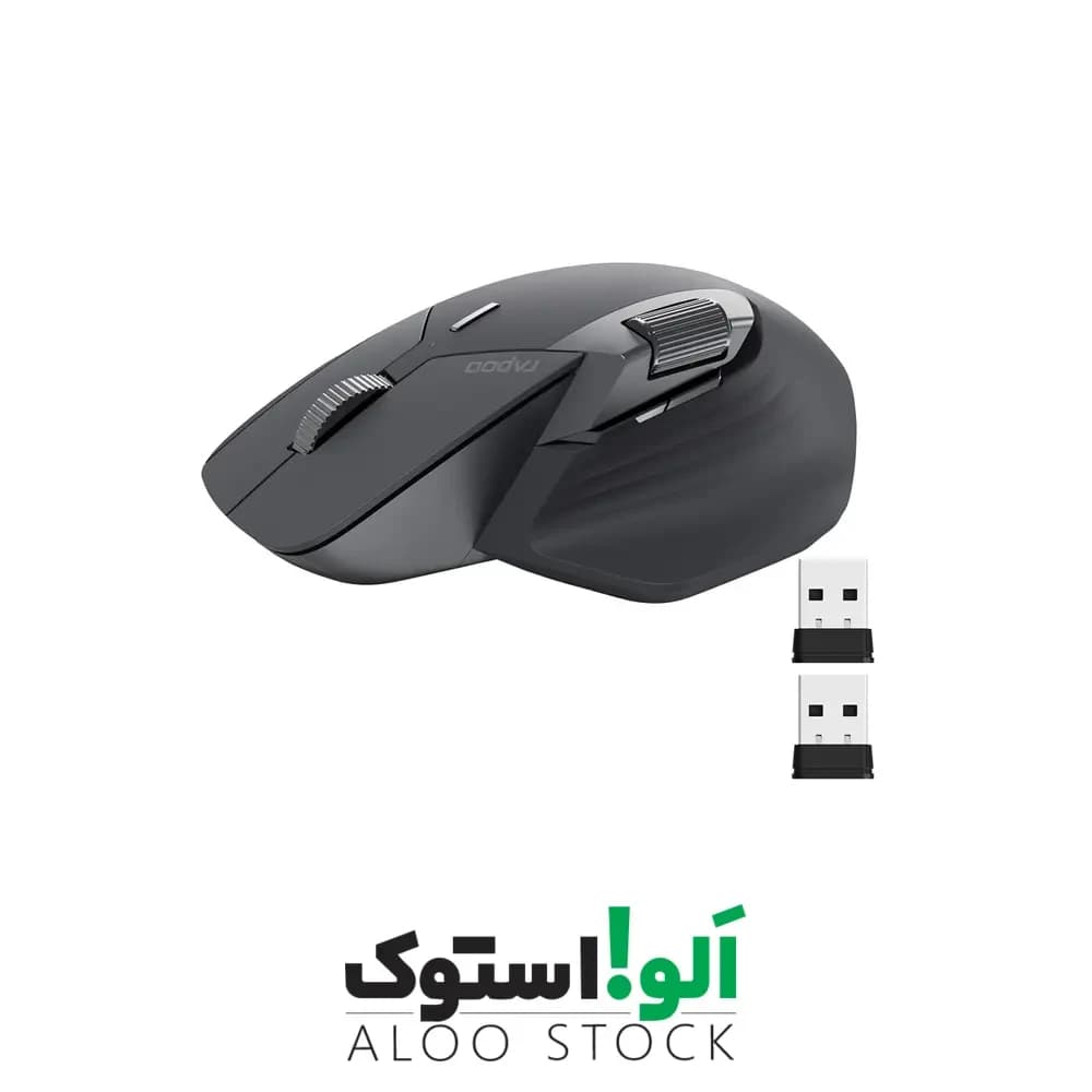 ماوس بی‌سیم رپو Rapoo Multi-mode Wireless Ergonomic Mouse MT760L — تصویر ۷