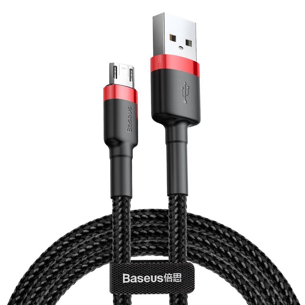 کابل شارژ و انتقال دیتا 1 متری باسئوس Baseus Cafule Micro USB CAMKLF-c91 cable