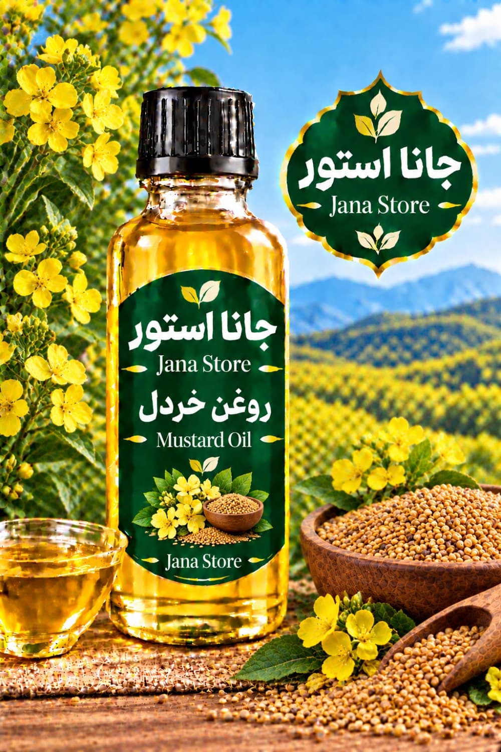روغن خردل (120میلی )