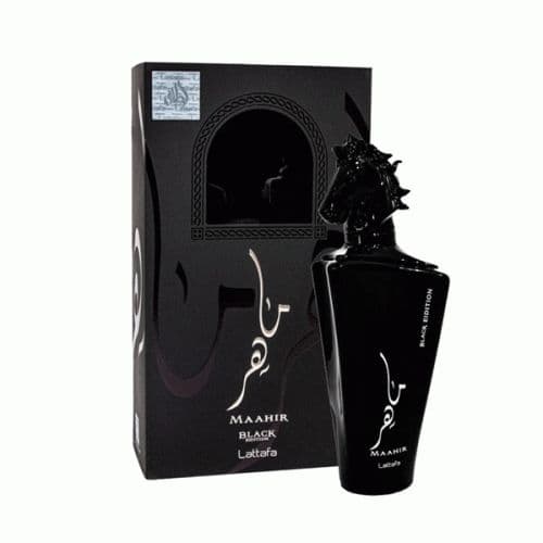 عطر ادکلن ماهر بلک ادیشن اصلی و اورجینال لطافه پراید LATTAFA PRIDE MAAHOR BLACK EDITION 100ml
