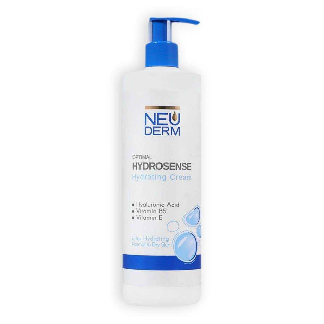 کرم مرطوب کننده اپتیمال هیدروسنس پمپی نئودرم NEUDERM مدل Hydrosense حجم 450 میل