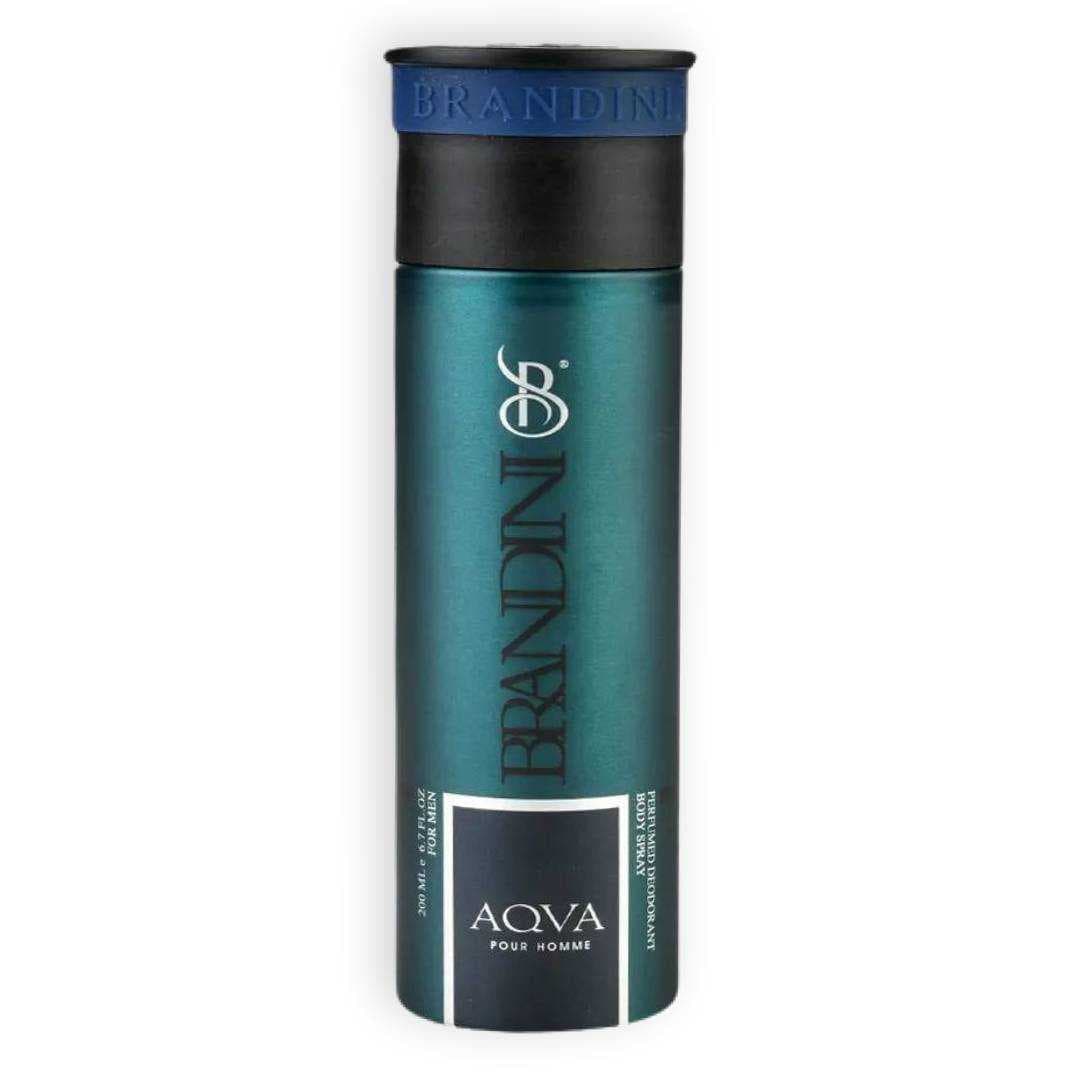 اسپری مردانه آکوا پورهوم برندینی BRANDINI مدل Aqva Pour Homme حجم 200 میل