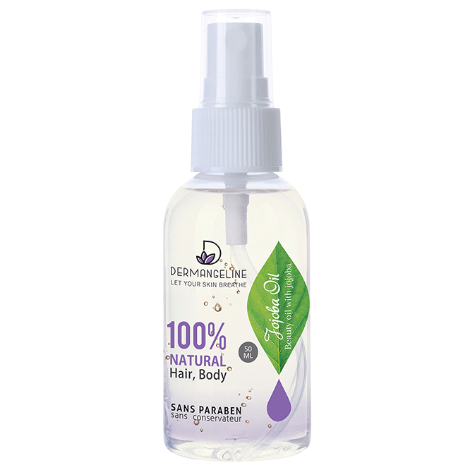 روغن مرطوب کننده پوست و مو جوجوبا برند درم انجلین DERM ANGELINE