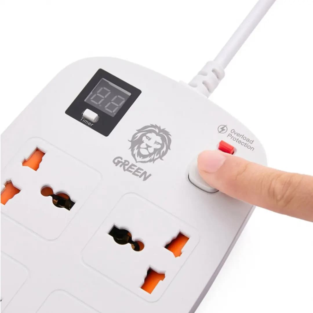 چندراهی و محافظ برق گرین مدل gnps2pd — تصویر ۷