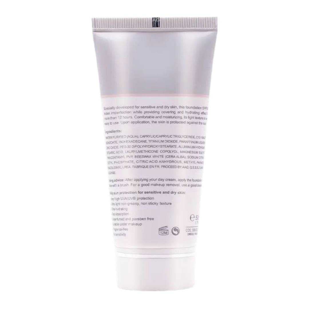 کرم ضد آفتاب رنگی پوست خشک و حساس سانیوراSUNIVERA با SPF50 حجم 50 میل — تصویر ۳
