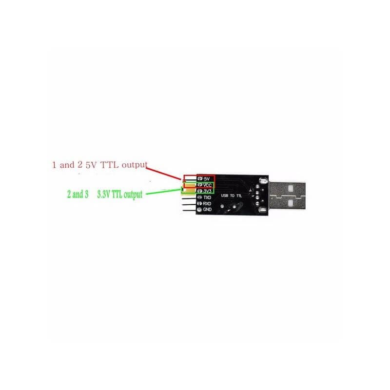 ماژول مبدل USB به سریال با آی سی CH340 — تصویر ۶