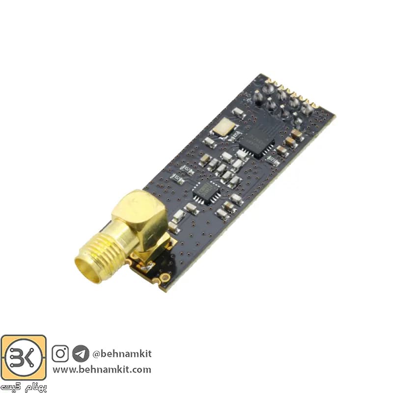 ماژول فرستنده و گیرنده دیتا NRF24L01 تقویت شده + آنتن — تصویر ۲