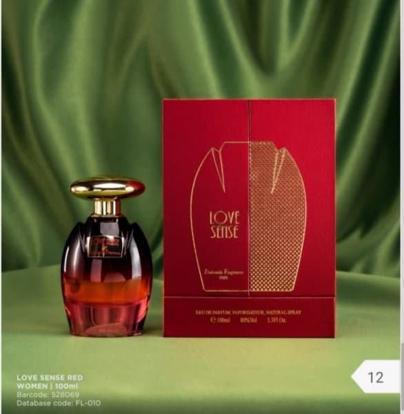 عطر ادکلن لاو سنس قرمز اصلی و اورجینال فرانسه L’ORIENTALE FRAGRANCES LOVE SENSE RED