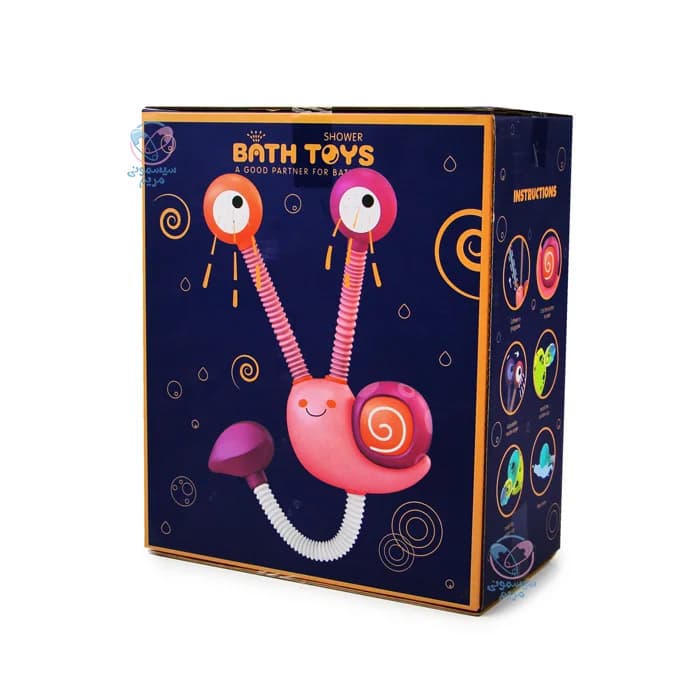 دوش حلزون شارژی بث تویز Bath Toys 811 — تصویر ۵