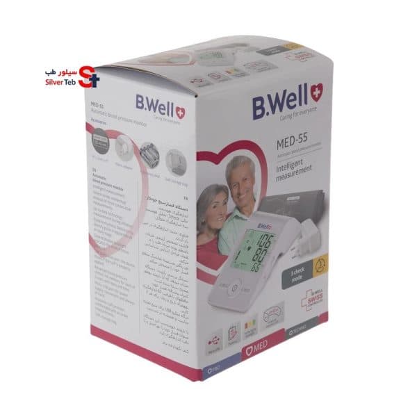 فشارسنج بازویی دیجیتال به همراه آداپتور مدل Med-55 بی ول — تصویر ۳
