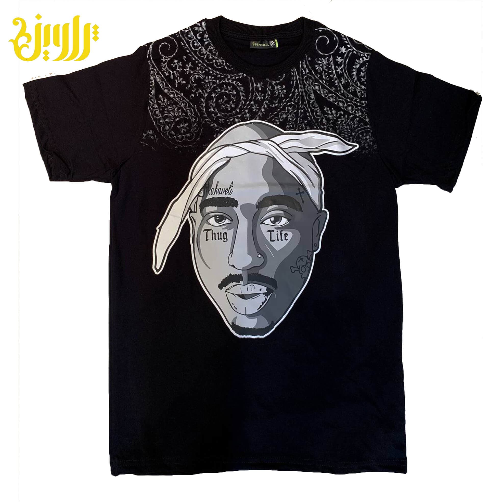 تیشرت توپاک نخ پنبه Tupac
