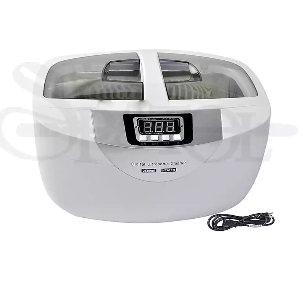 دستگاه تمیز کننده اولتراسونیک 2.5 لیتری CD-4820 برند عاج طب AJTEB — تصویر ۲