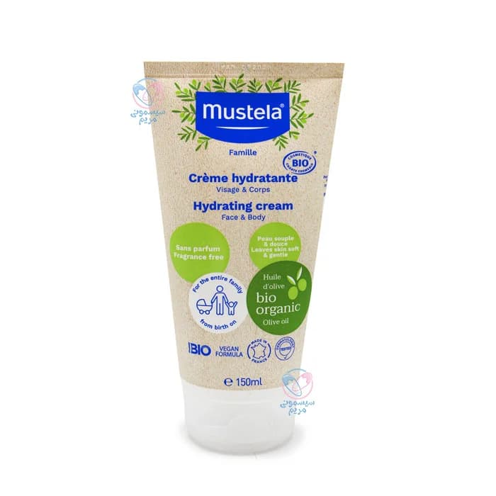 کرم مرطوب کننده 150 میل موستلا بی ارگانیک Mustela Bi Organic — تصویر ۲