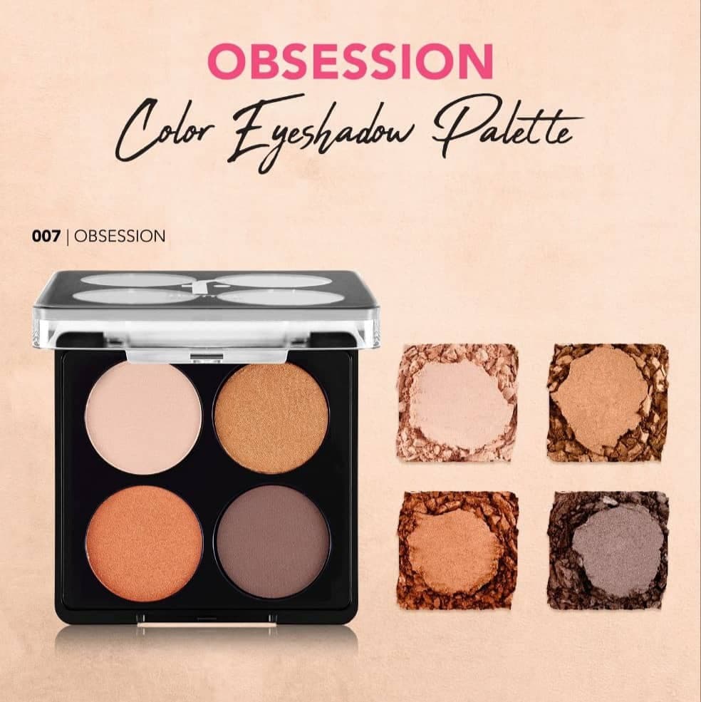 پالت سایه 4 رنگ فلورمارflormar مدل وسواس شماره 007 Obsession — تصویر ۴