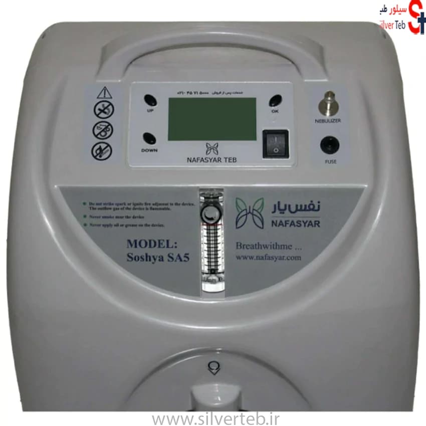 اکسیژن ساز 10 لیتری نفس یار طب سوشیا New مدل sa10 — تصویر ۶