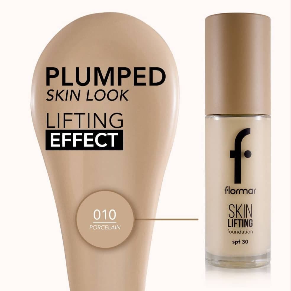 کرم پودر اسکین لیفتینگ فلورمارflormar با SPF30 مدل Skin Lifting همه شماره ها — تصویر ۷