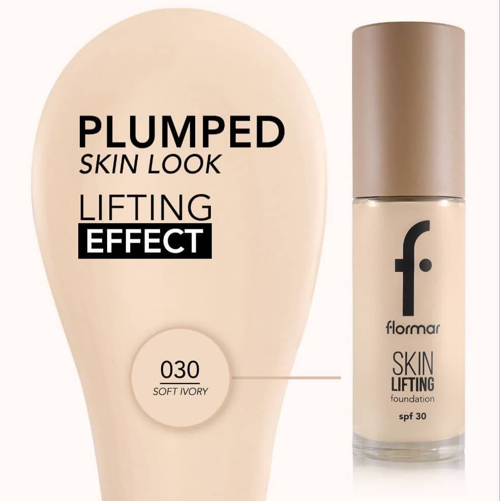 کرم پودر اسکین لیفتینگ فلورمارflormar با SPF30 مدل Skin Lifting همه شماره ها — تصویر ۲