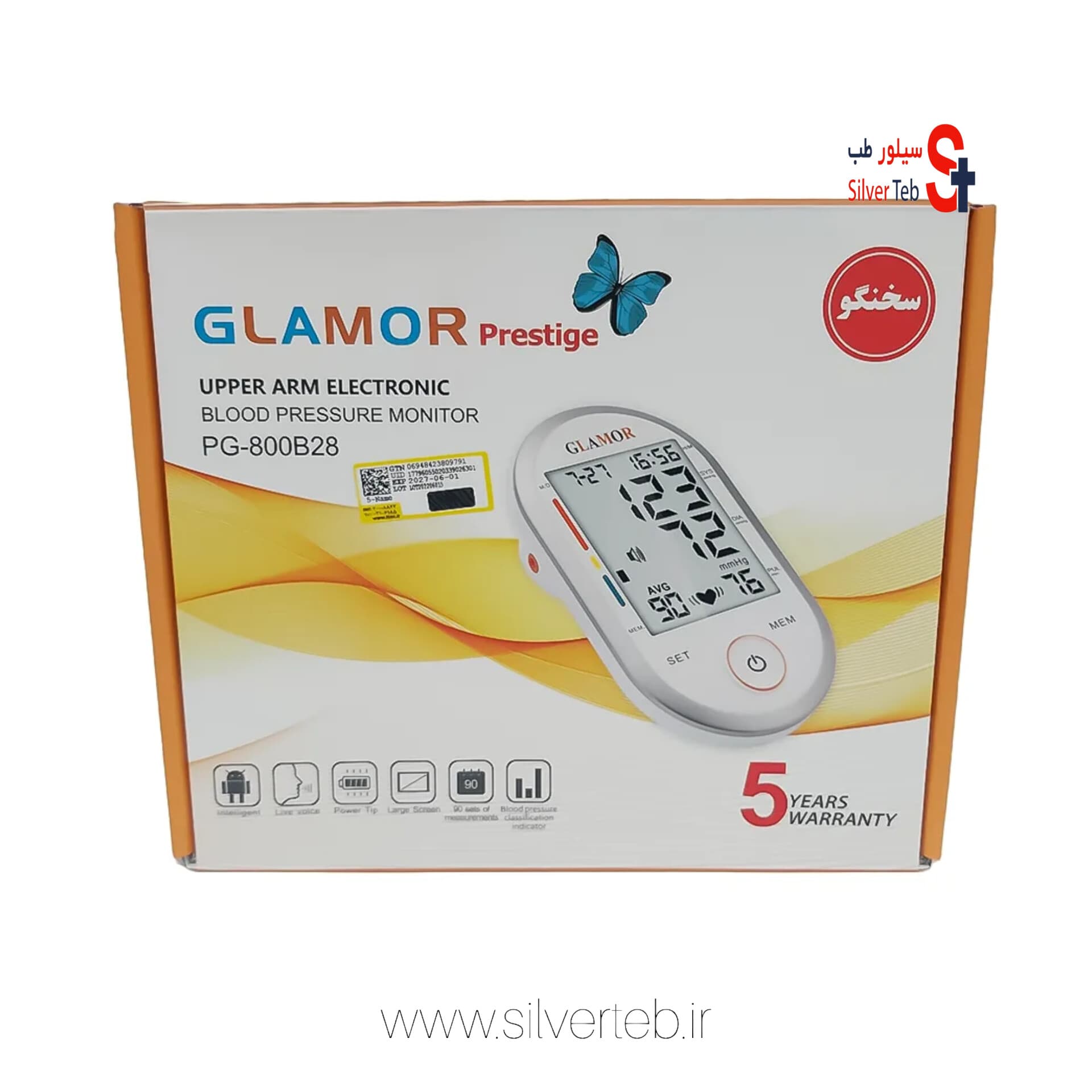 دستگاه فشار سنج گلامور مدل pg800b28