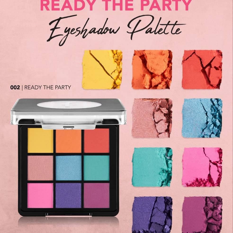 پالت سایه 9 رنگ فلورمارflormar مدل آماده پارتی شماره 002 Ready The Party — تصویر ۴