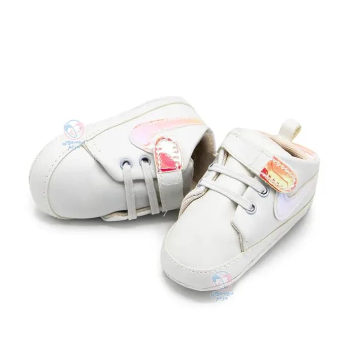 پاپوش بغل 2 خط صورتی چسبی مستر شوز Mr Shoes — تصویر ۳